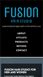Mobile Screenshot of fusionhairchicago.com