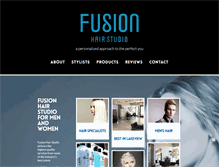 Tablet Screenshot of fusionhairchicago.com